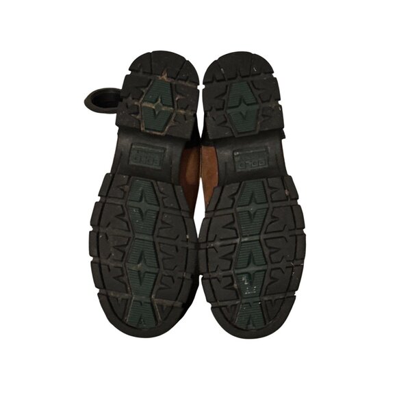 Polo Sport Boots Ralph Lauren Brown Leather Hiking Lace Up Strap Buckle Size 7.5 - Picture 5 of 12